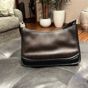 Vintage Brighton bag 90’s western luxury silver tone embellishments leather